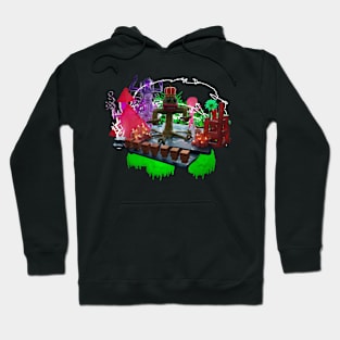 Fun worm king Hoodie